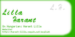 lilla harant business card